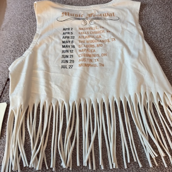 💕NWT💕 Recycled Threads, Nashville Music Festival Top, Large - Picture 3 of 9